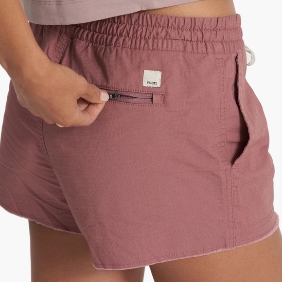 Vuori Womens Vintage Ripstop Shorts Size Small Drawstring Waist Travel Cruise - Picture 4 of 8